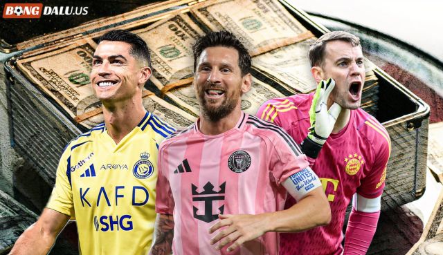 Top 10 cầu thủ lương cao nhất thế giới 2025