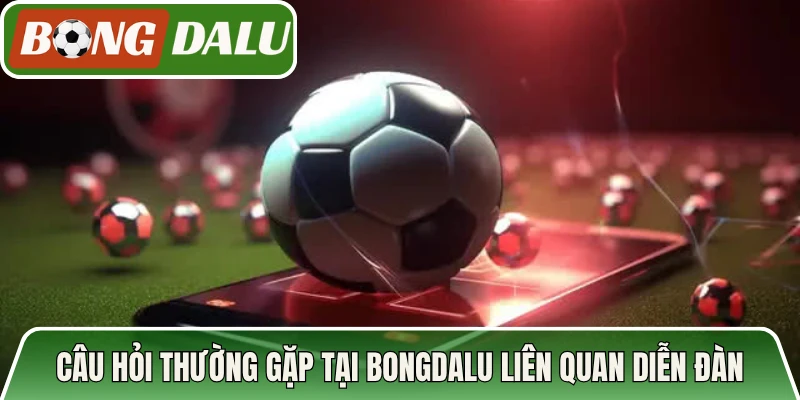 Câu hỏi thường gặp tại Bongdalu liên quan diễn đàn thảo luận