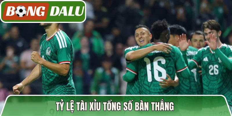 Tỷ lệ tài xỉu tổng số bàn thắng 