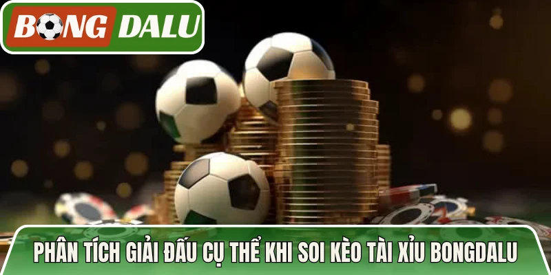 Phân tích giải đấu cụ thể khi soi kèo tài xỉu Bongdalu